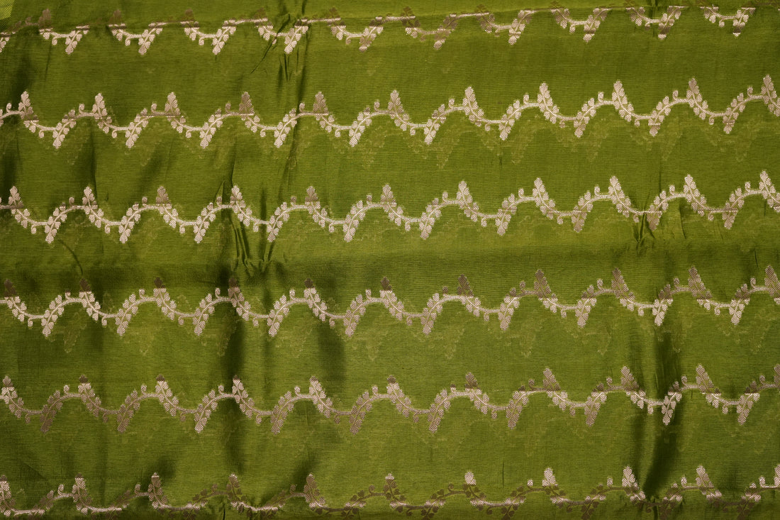 RAW MANGO SAREE- LIGHT GREEN