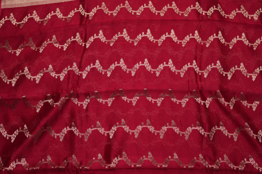 RAW MANGO SAREE- TOMATO RED