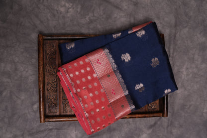 RAW MANGO SAREE- BLUE