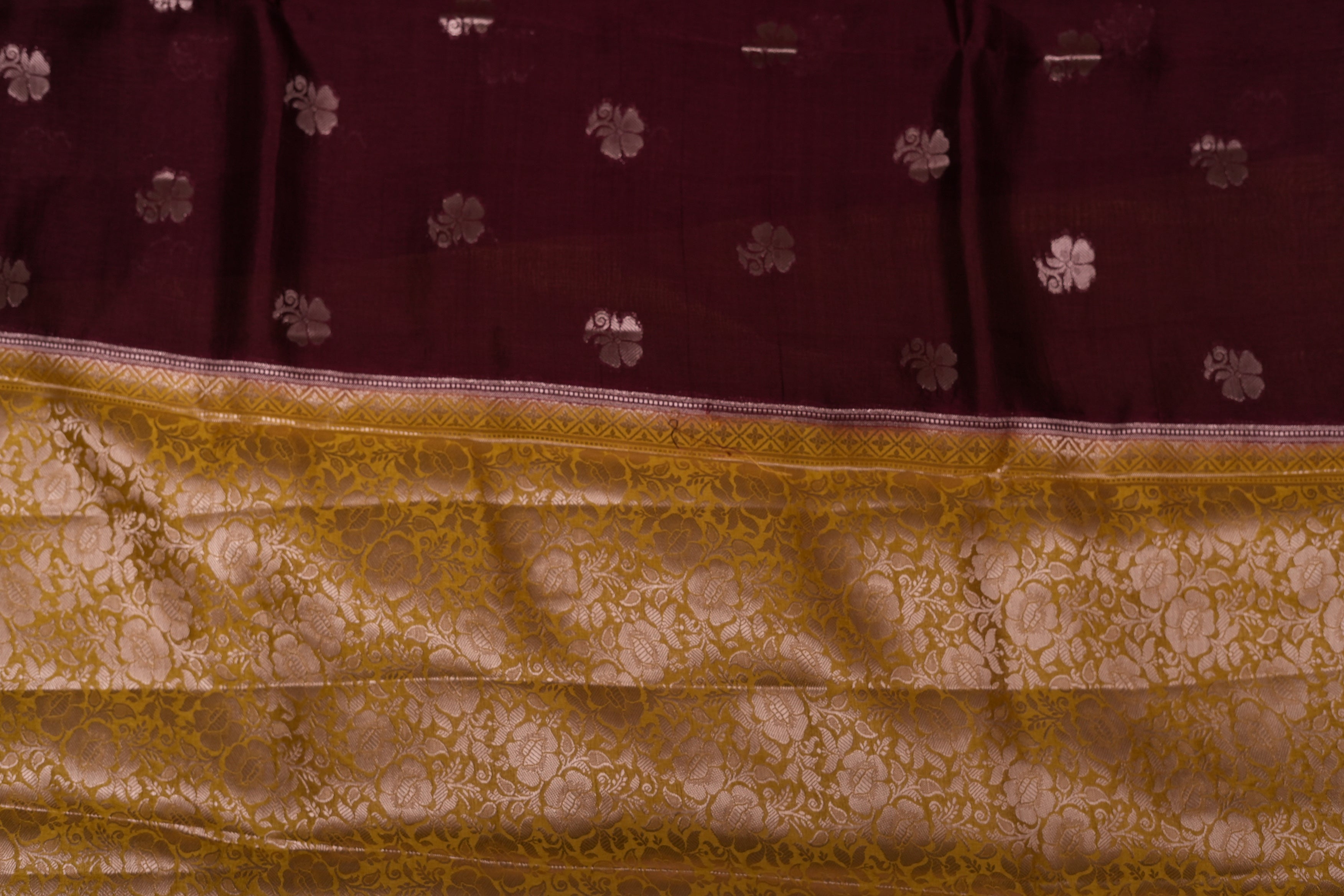 RAW MANGO SAREE- MAROON