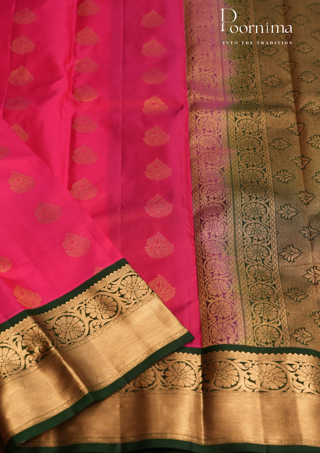 PURE VINTAGE KANCHI PATTU SAREE - KADHAMBARI SILKS