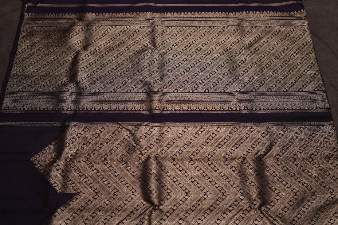 VINTAGE KANJEEVARAM -NAVY BLUE