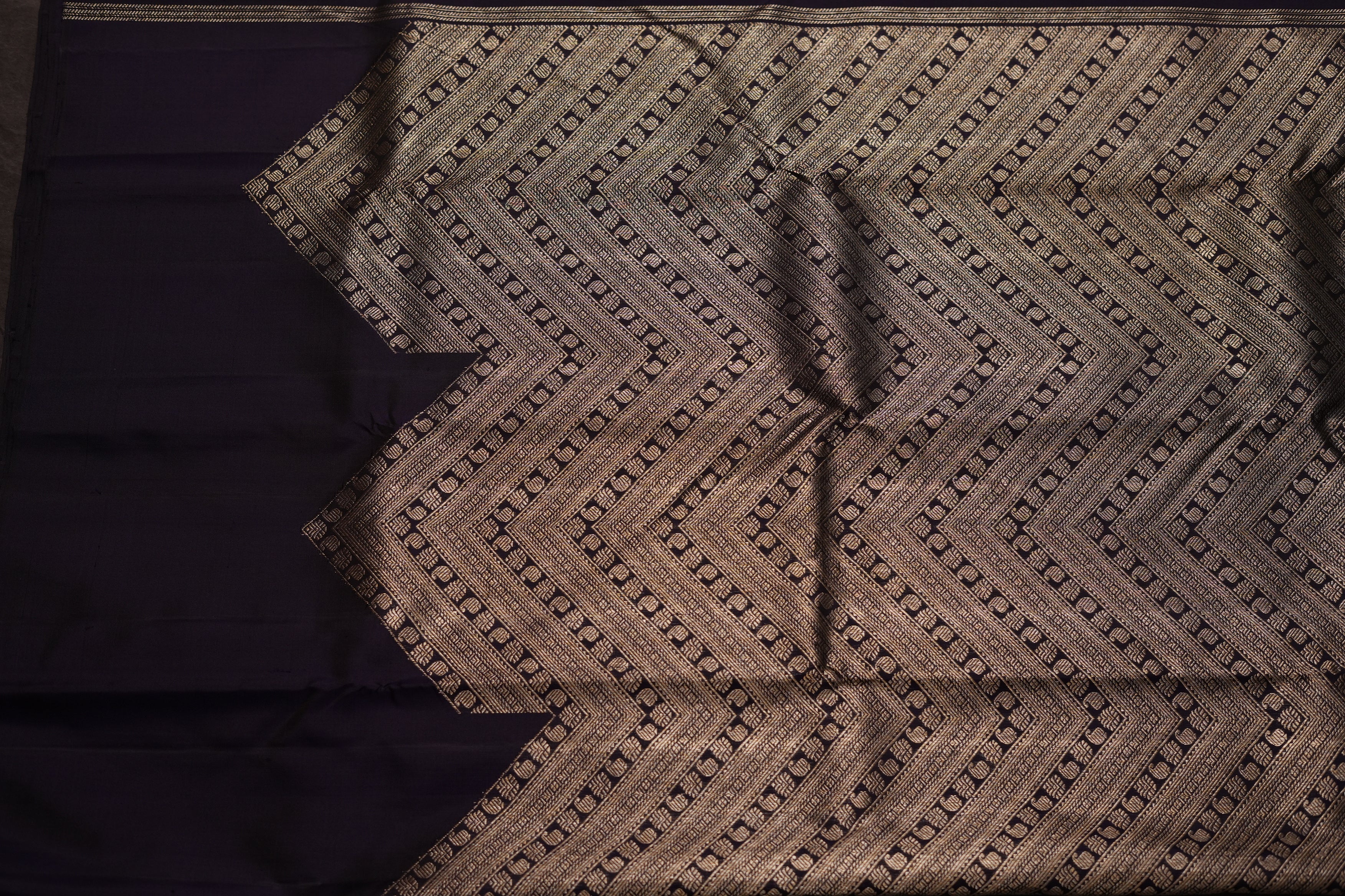 VINTAGE KANJEEVARAM -NAVY BLUE