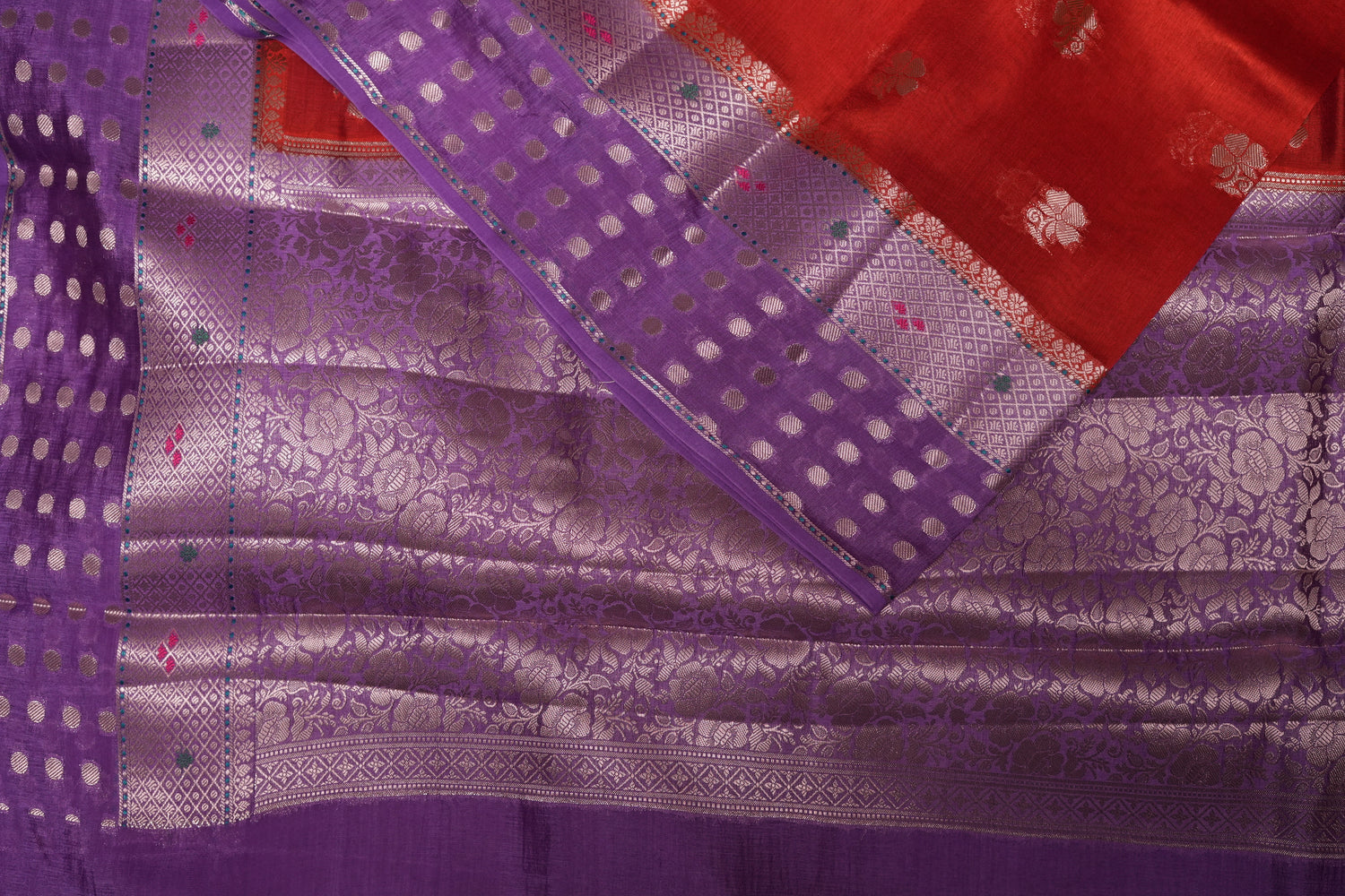 RAW MANGO SAREE- ORANGE