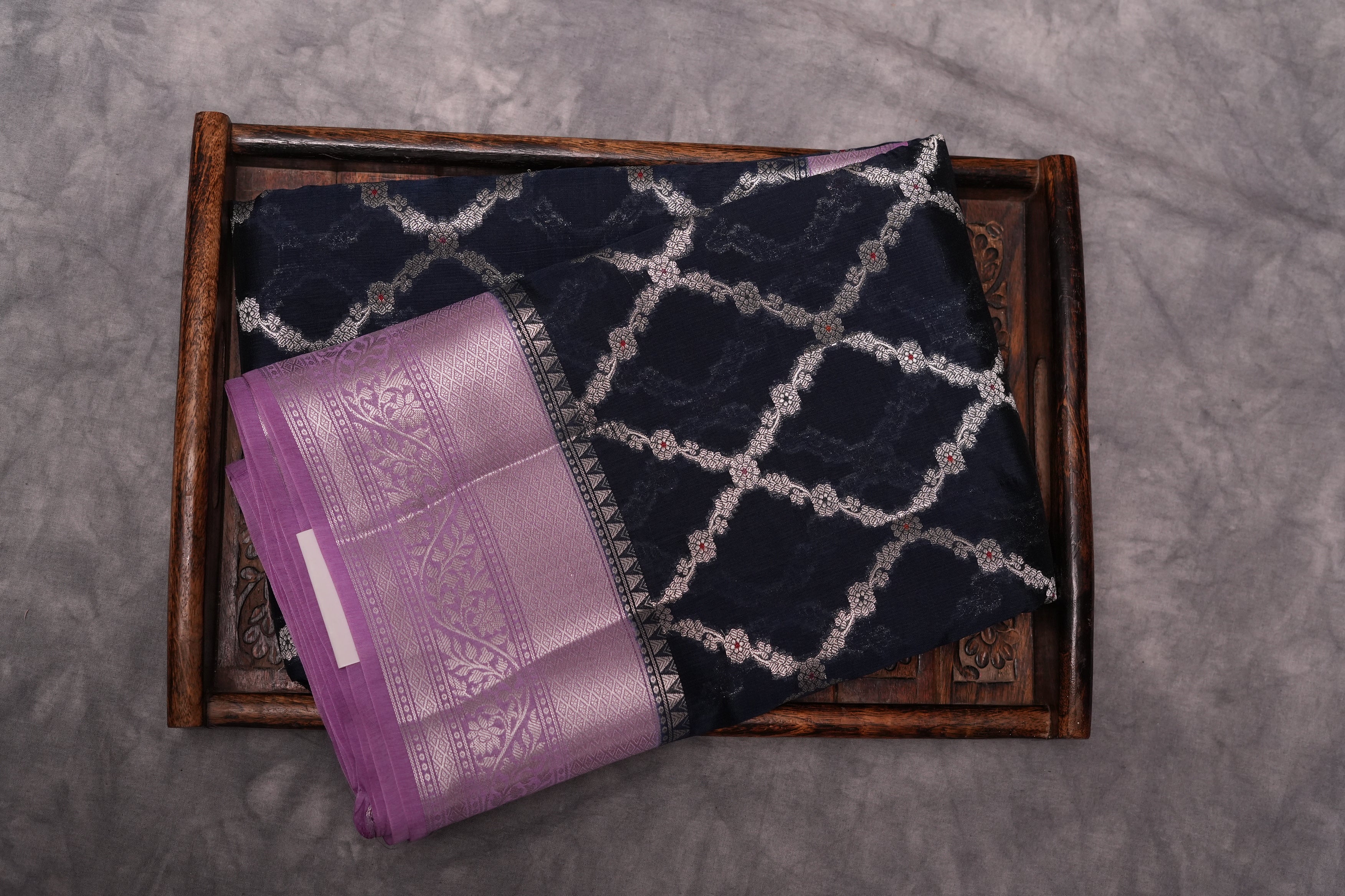 RAW MANGO SAREE- AZURE BLUE