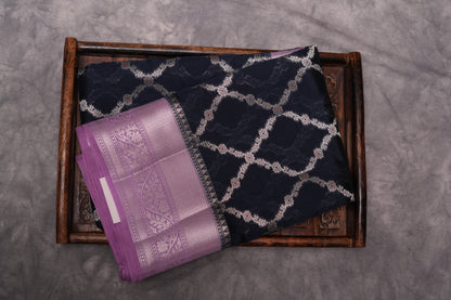 RAW MANGO SAREE- AZURE BLUE