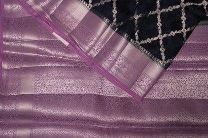 RAW MANGO SAREE- AZURE BLUE