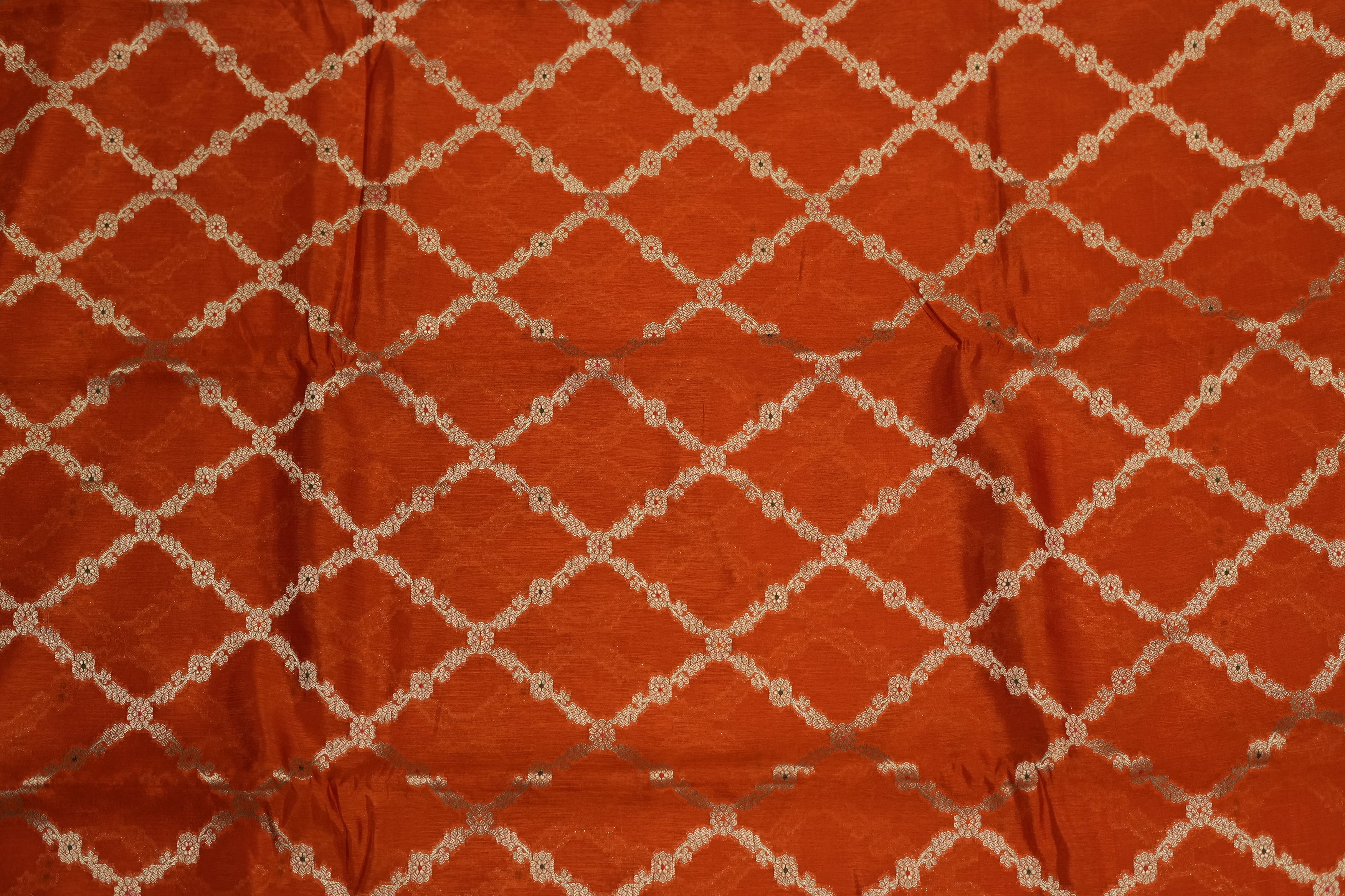 RAW MANGO SAREE- ORANGE