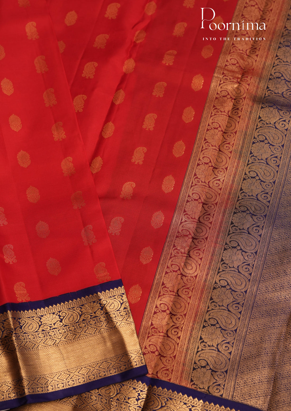 PURE VINTAGE KANCHI PATTU SAREE - KADHAMBARI SILKS