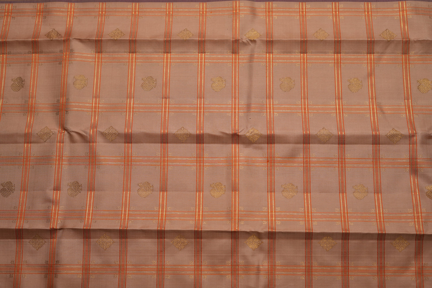 VINTAGE KANJEEVARAM - PALE BROWN