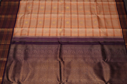 VINTAGE KANJEEVARAM - PALE BROWN