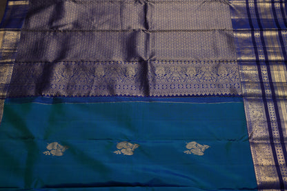 VINTAGE KANJEEVARAM - PEACOCK BLUE