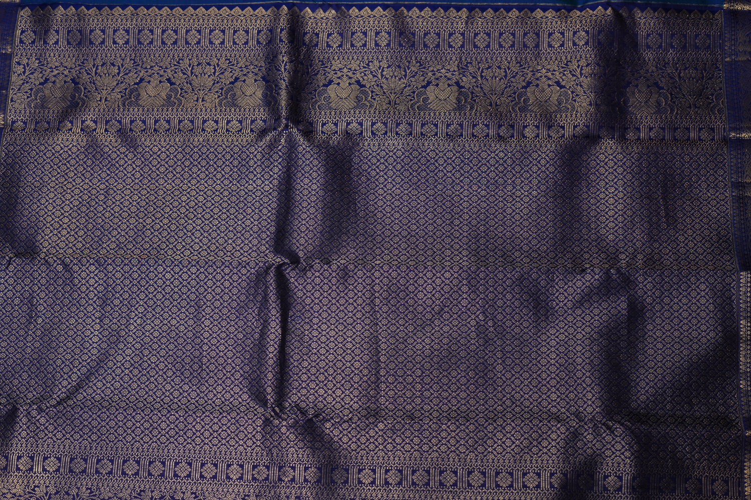 VINTAGE KANJEEVARAM - PEACOCK BLUE