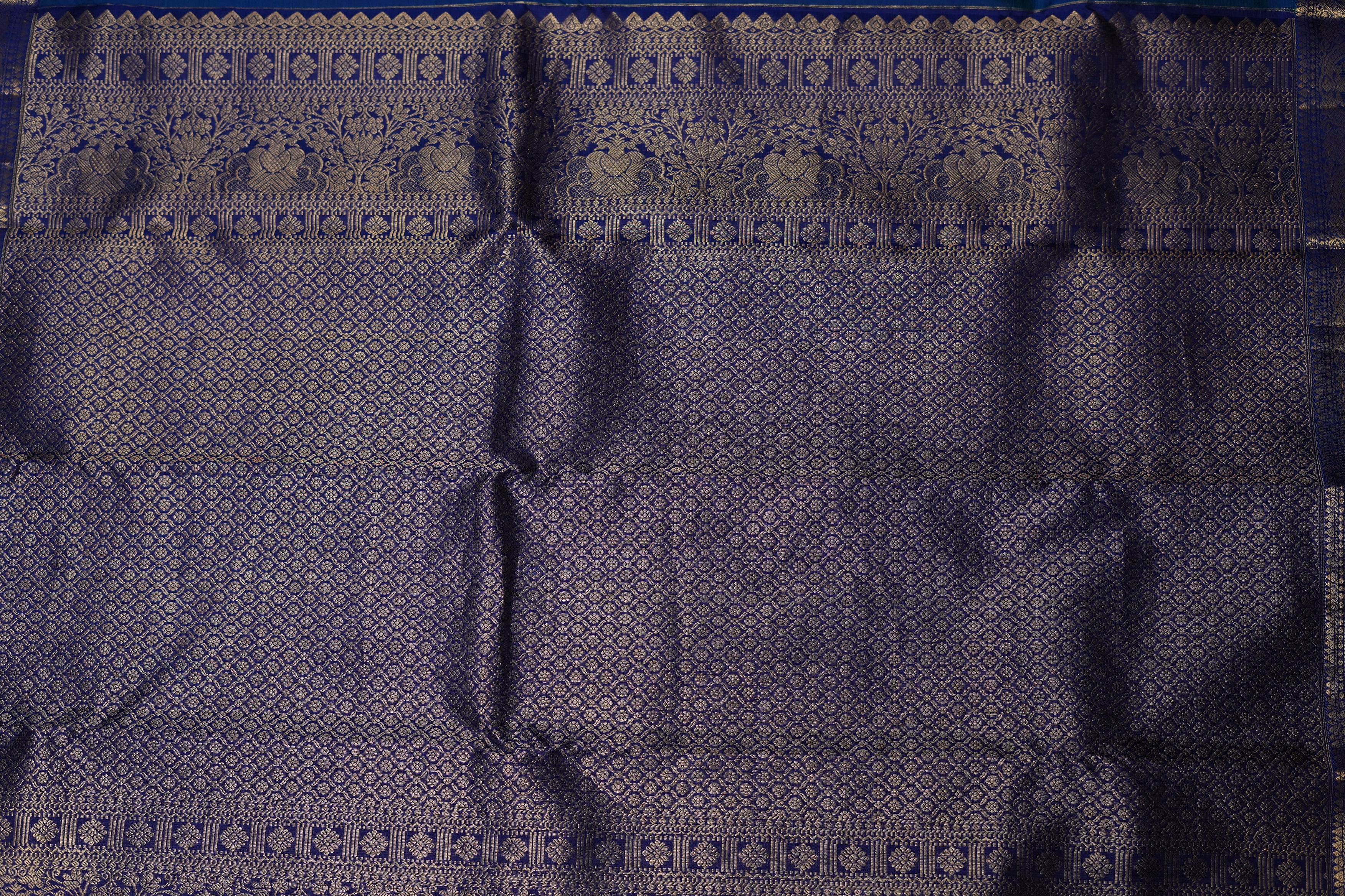 VINTAGE KANJEEVARAM - PEACOCK BLUE