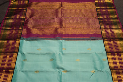 VINTAGE KANJEEVARAM - SEA BLUE