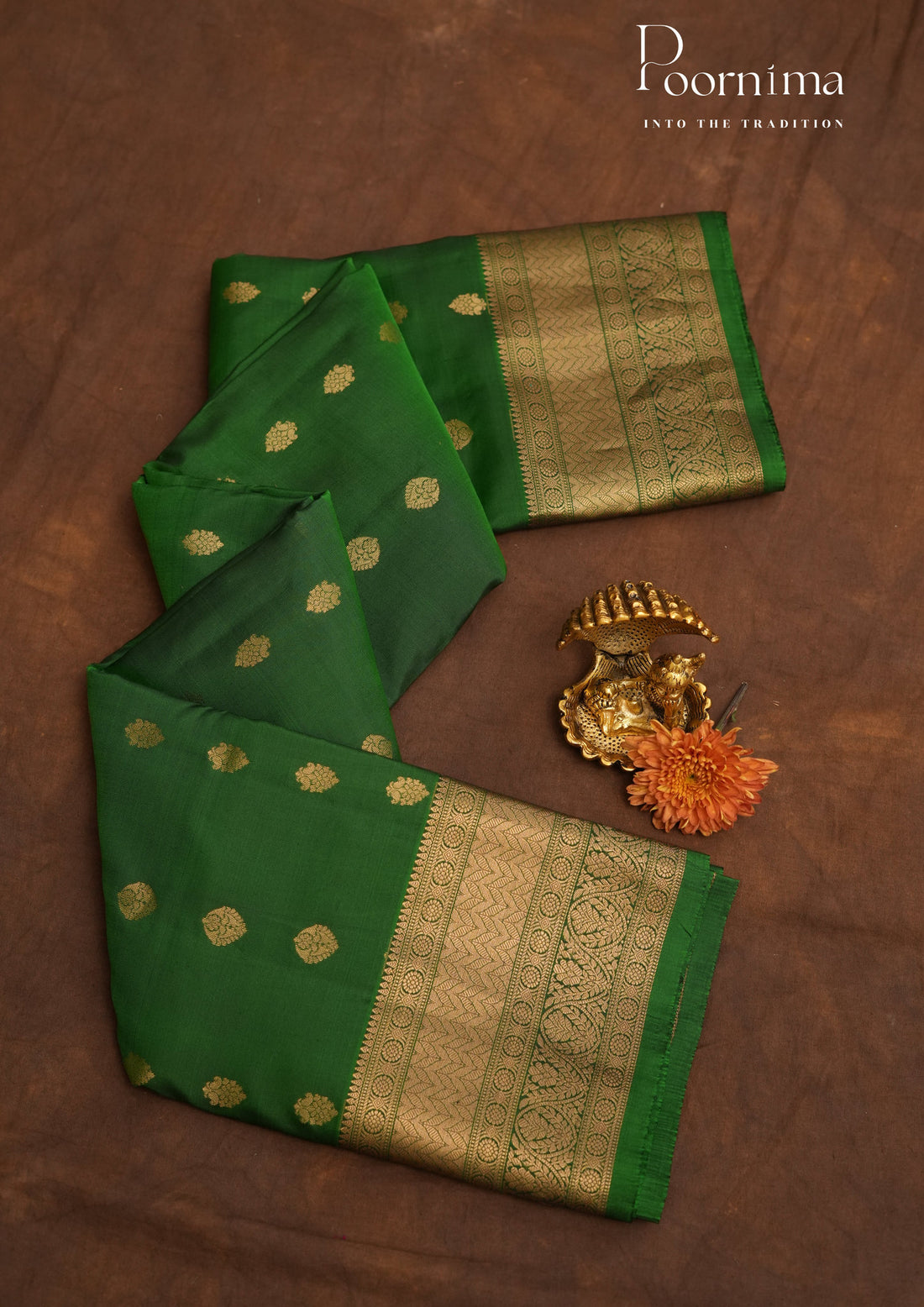 PURE VINTAGE KANCHI PATTU SAREE - KADHAMBARI SILKS