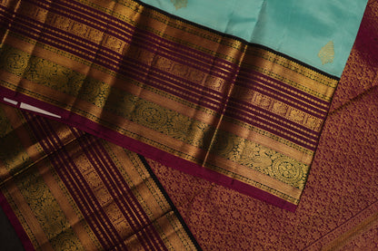 VINTAGE KANJEEVARAM - SEA BLUE