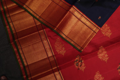 VINTAGE KANJEEVARAM - INK BLUE