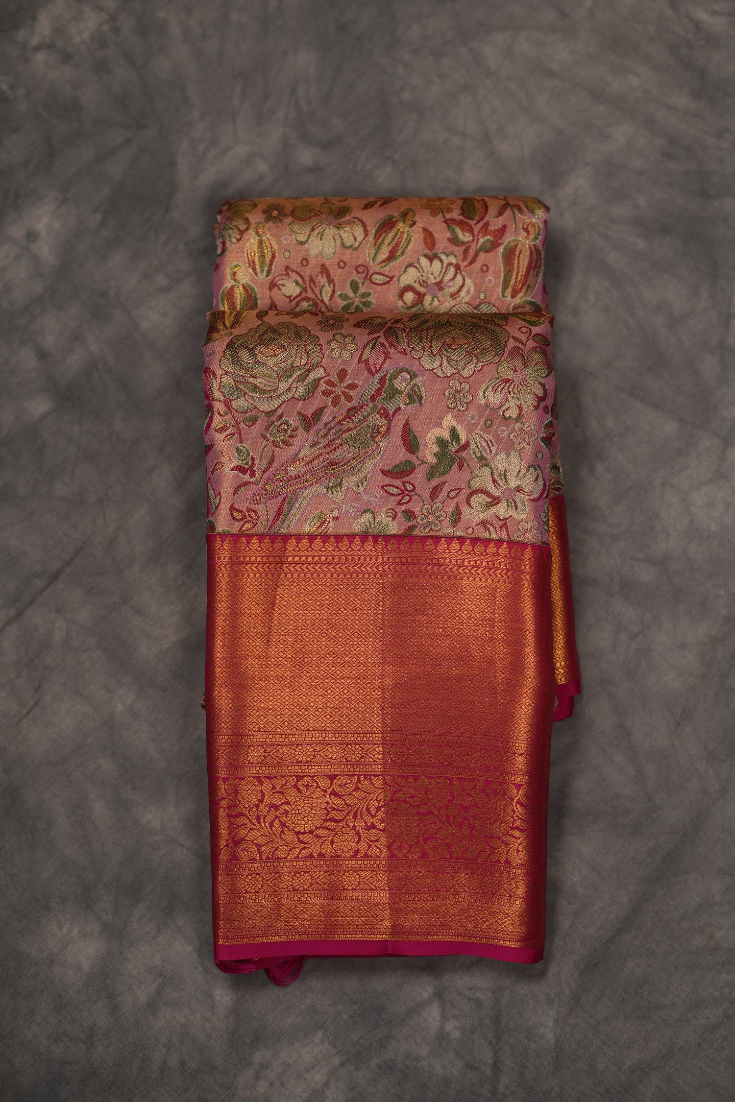 VINTAGE KANJEEVARAM- PINK PEARL