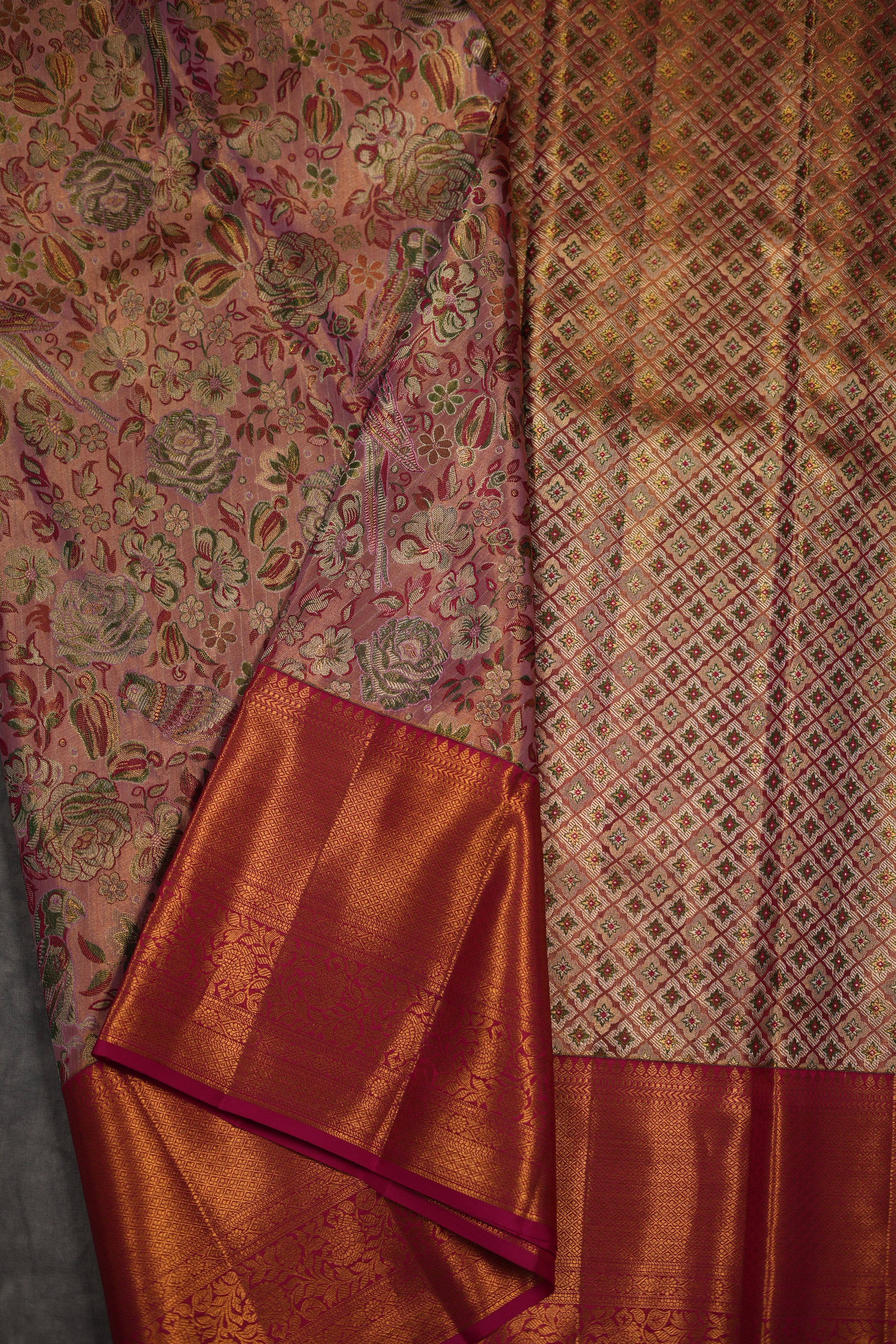 VINTAGE KANJEEVARAM- PINK PEARL