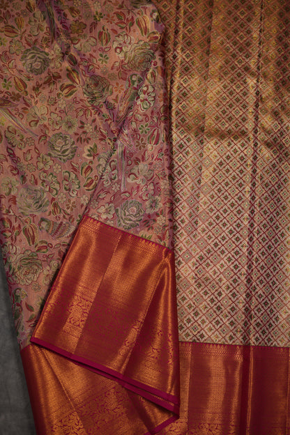 VINTAGE KANJEEVARAM- PINK PEARL