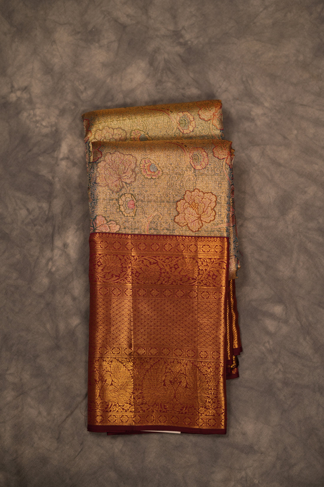 VINTAGE KANJEEVARAM -POWDER BLUE