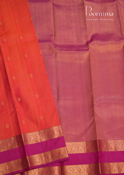 PURE VINTAGE KANCHI PATTU SAREE - KADHAMBARI SILKS