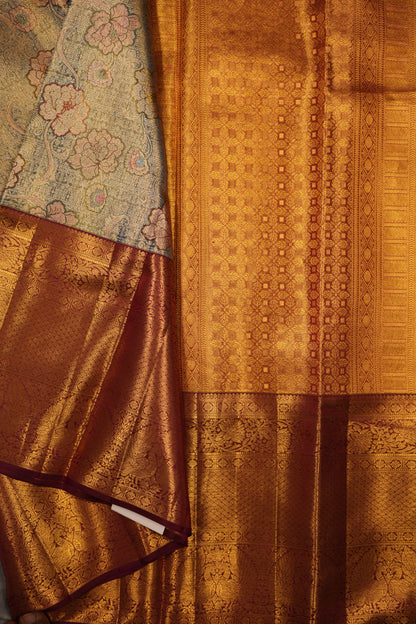 VINTAGE KANJEEVARAM -POWDER BLUE