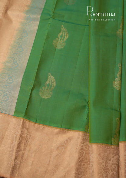 PURE VINATGE KANCHI PATTU SAREE - KADHAMBARI SILKS
