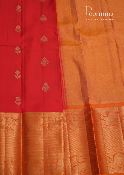 PURE VINATGE KANCHI PATTU SAREE - KADHAMBARI SILKS
