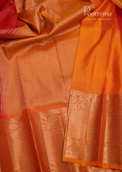 PURE VINATGE KANCHI PATTU SAREE - KADHAMBARI SILKS
