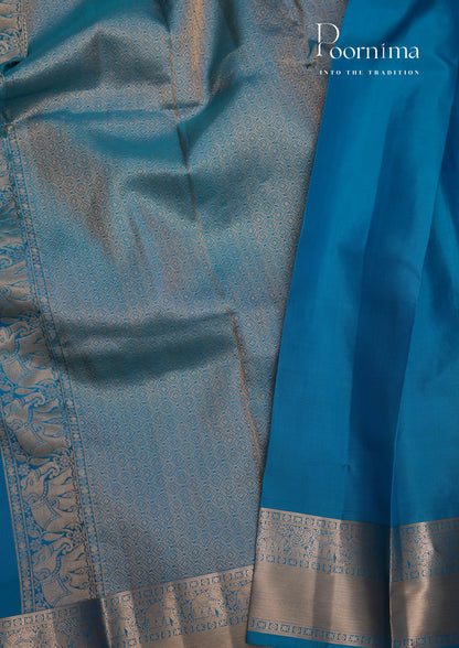 PURE VINATGE KANCHI PATTU SAREE - KADHAMBARI SILKS