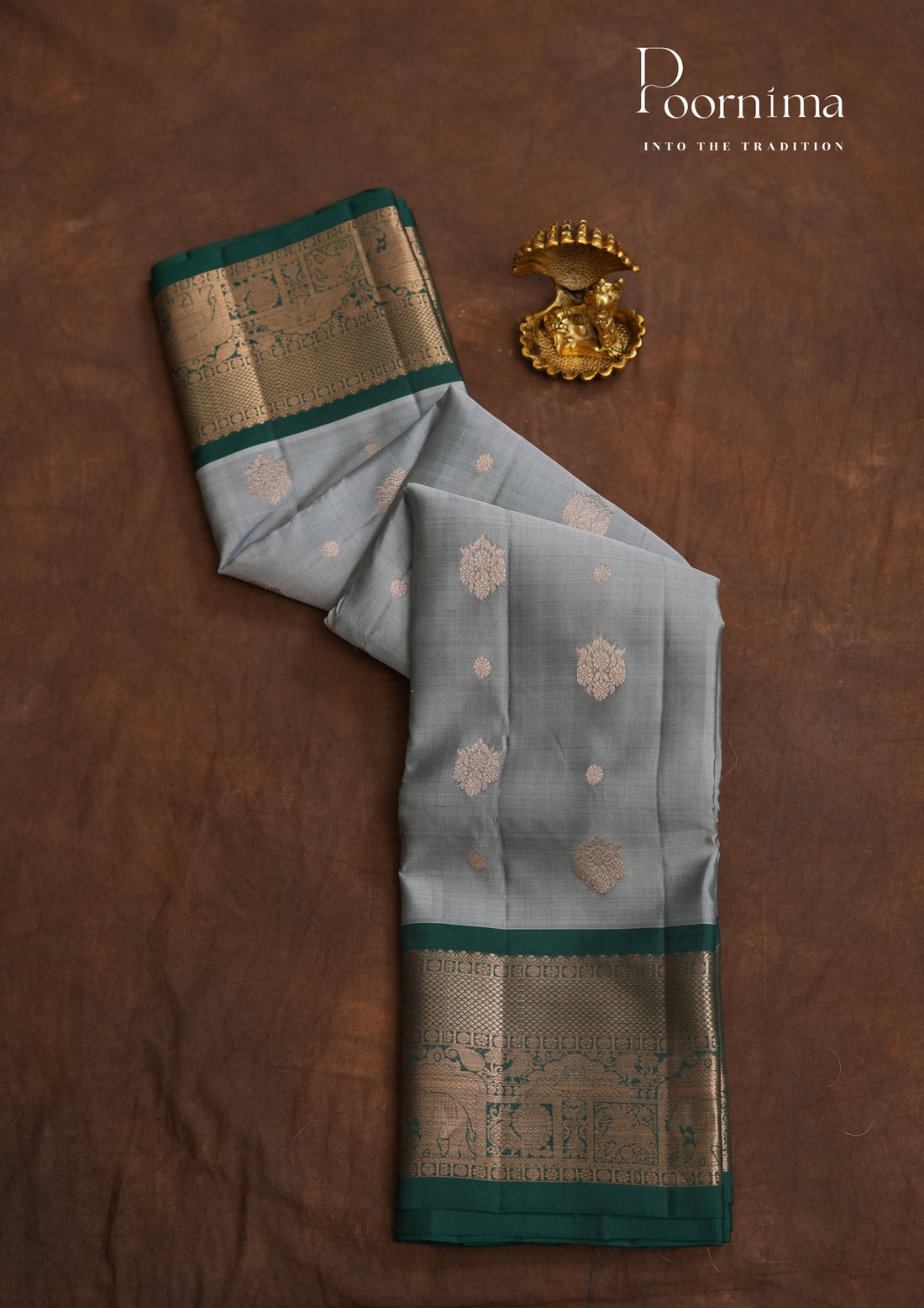 PURE VINATGE KANCHI PATTU SAREE - KADHAMBARI SILKS