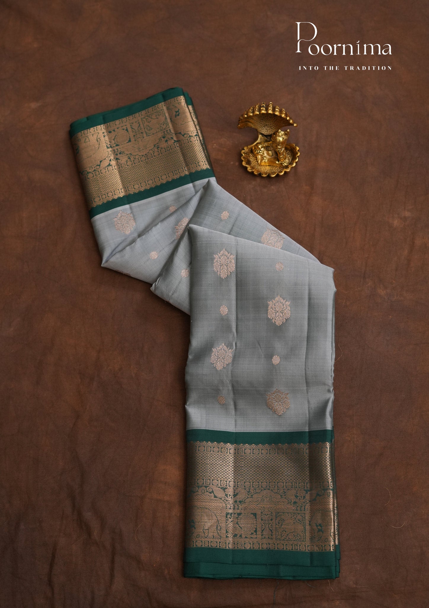 PURE VINATGE KANCHI PATTU SAREE - KADHAMBARI SILKS