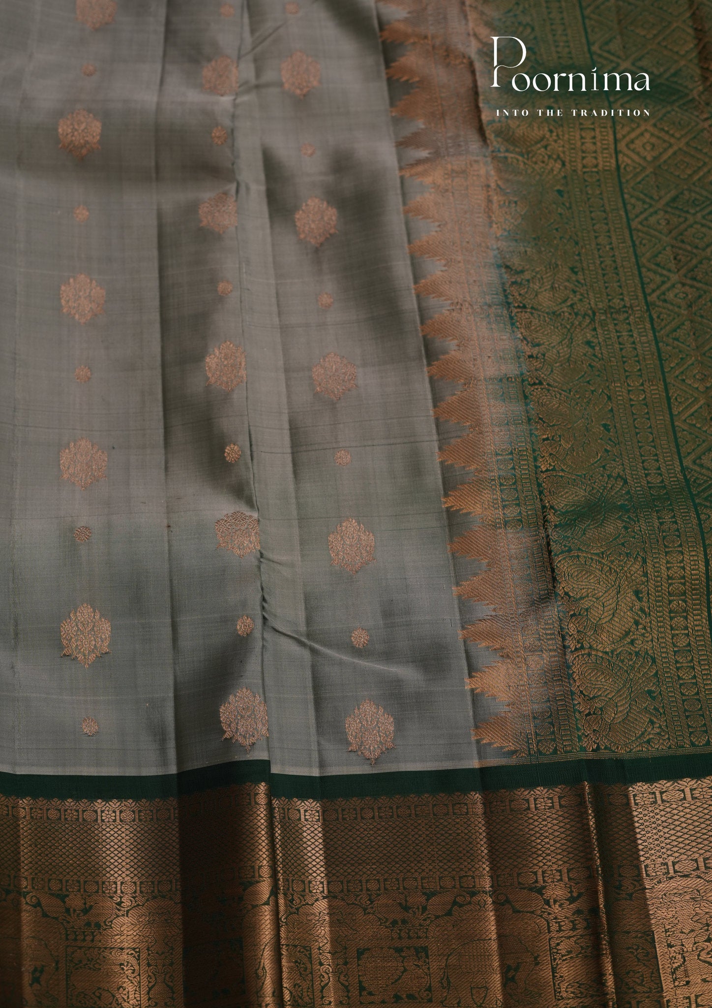 PURE VINATGE KANCHI PATTU SAREE - KADHAMBARI SILKS