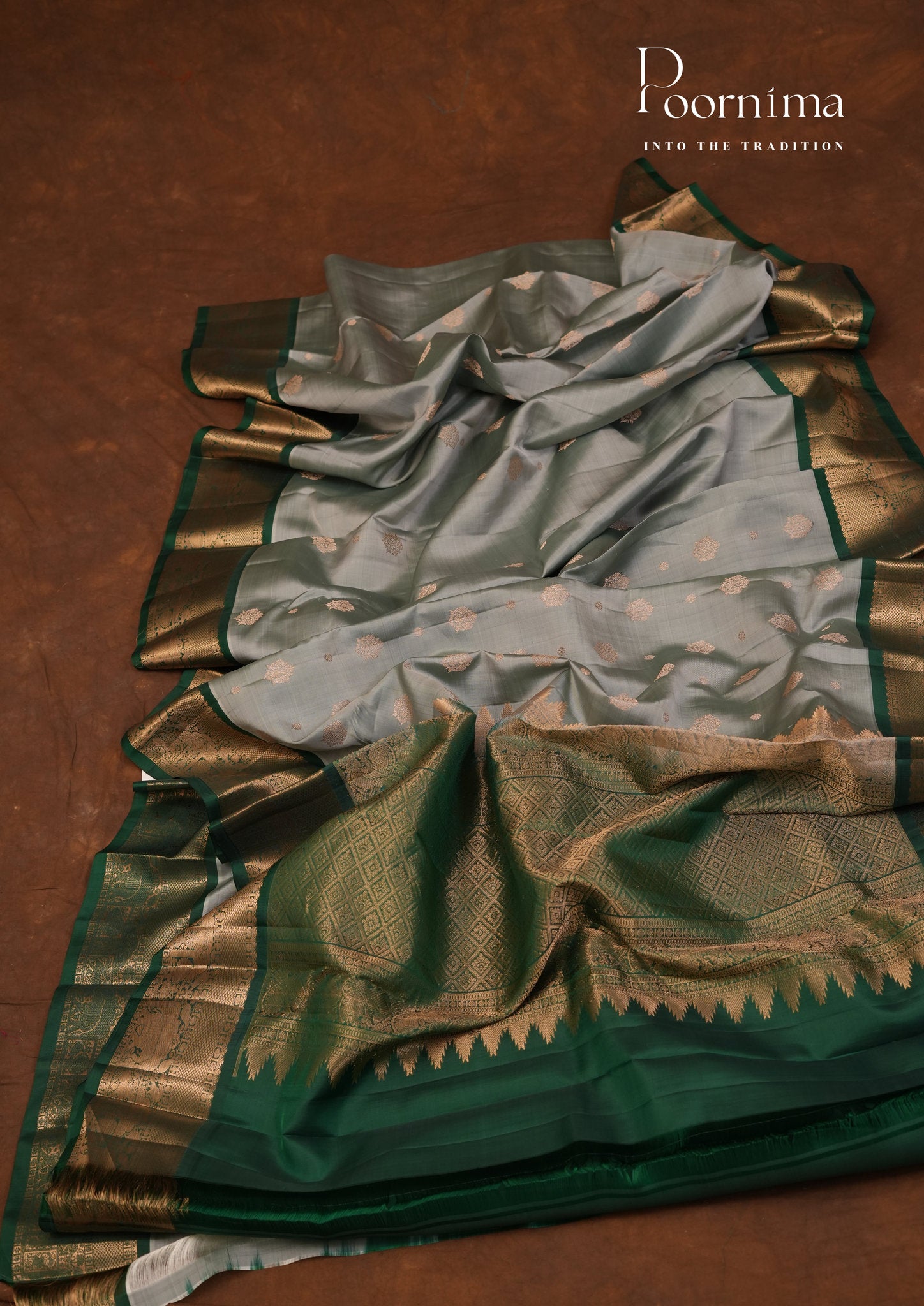 PURE VINATGE KANCHI PATTU SAREE - KADHAMBARI SILKS