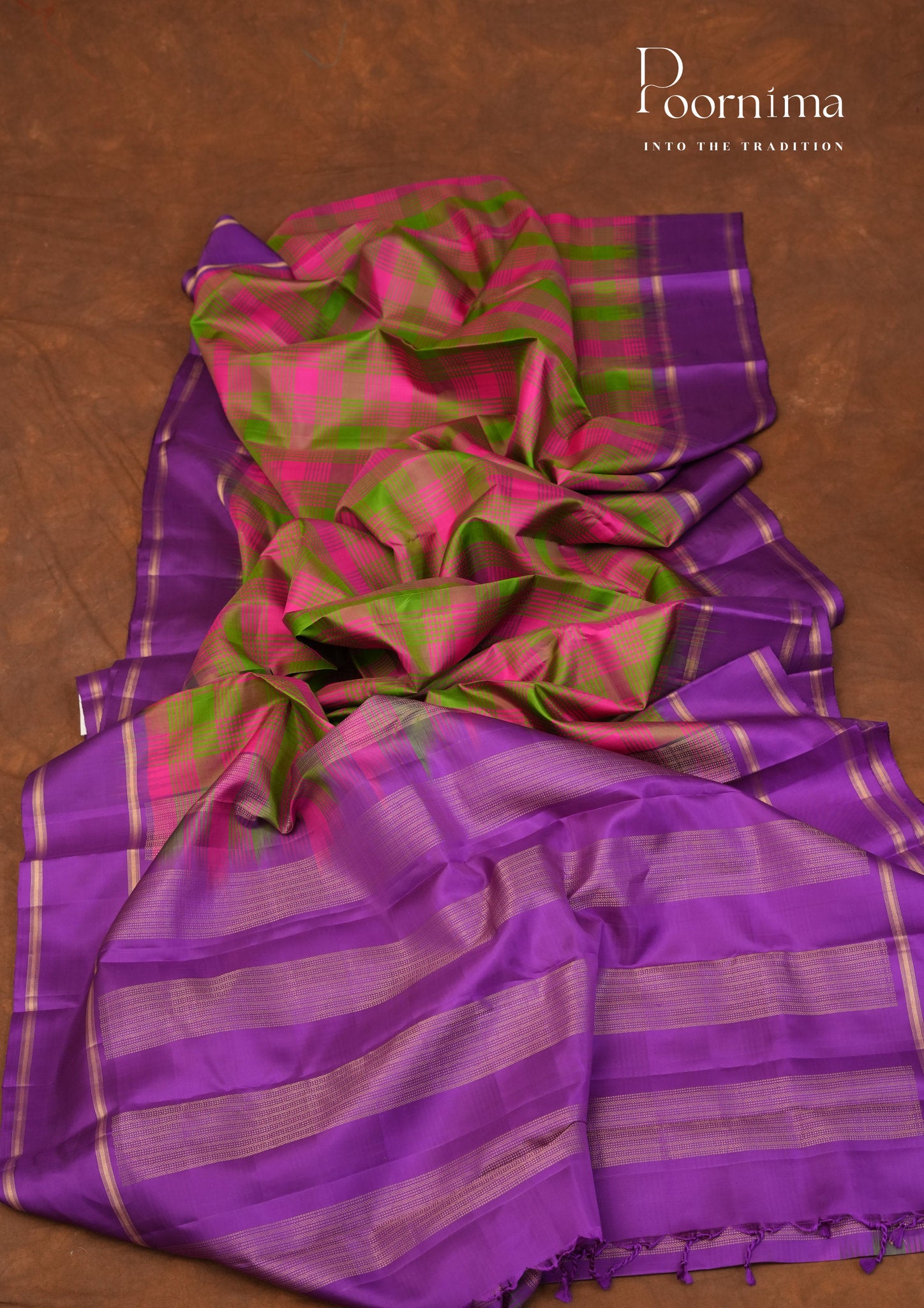 PURE VINATGE KANCHI PATTU SAREE - KADHAMBARI SILKS