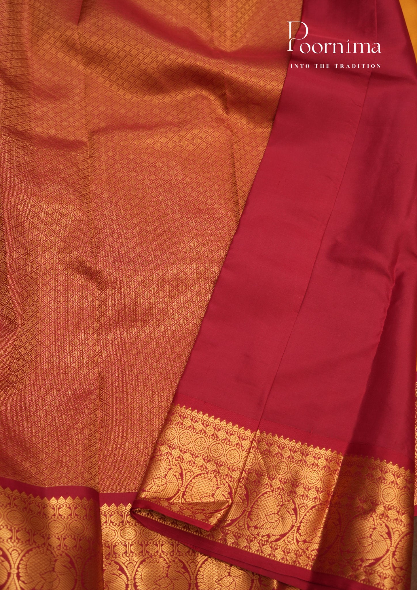 PURE VINATGE KANCHI PATTU SAREE - KADHAMBARI SILKS