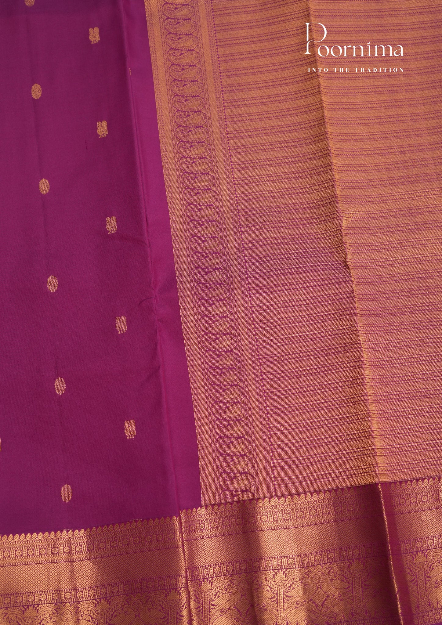 PURE VINATGE KANCHI PATTU SAREE - KADHAMBARI SILKS