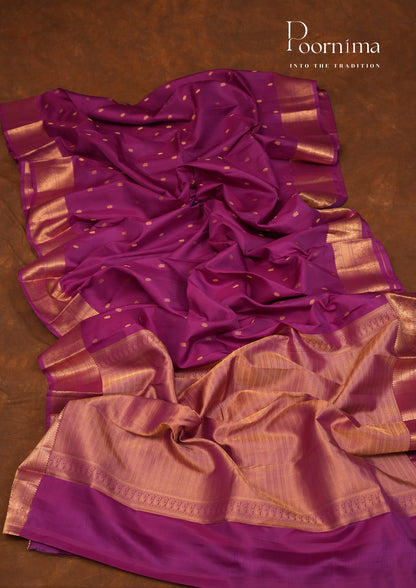 PURE VINATGE KANCHI PATTU SAREE - KADHAMBARI SILKS
