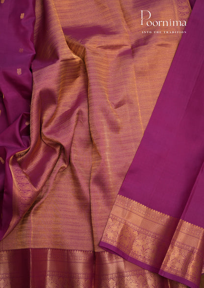 PURE VINATGE KANCHI PATTU SAREE - KADHAMBARI SILKS