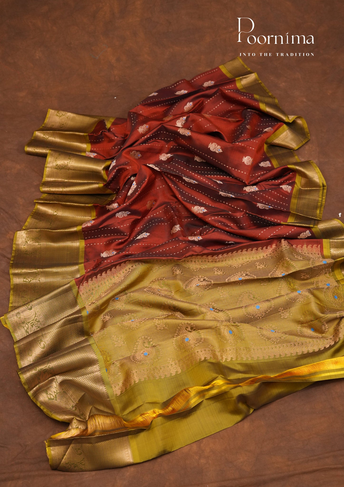 PURE VINATGE KANCHI PATTU SAREE - KADHAMBARI SILKS