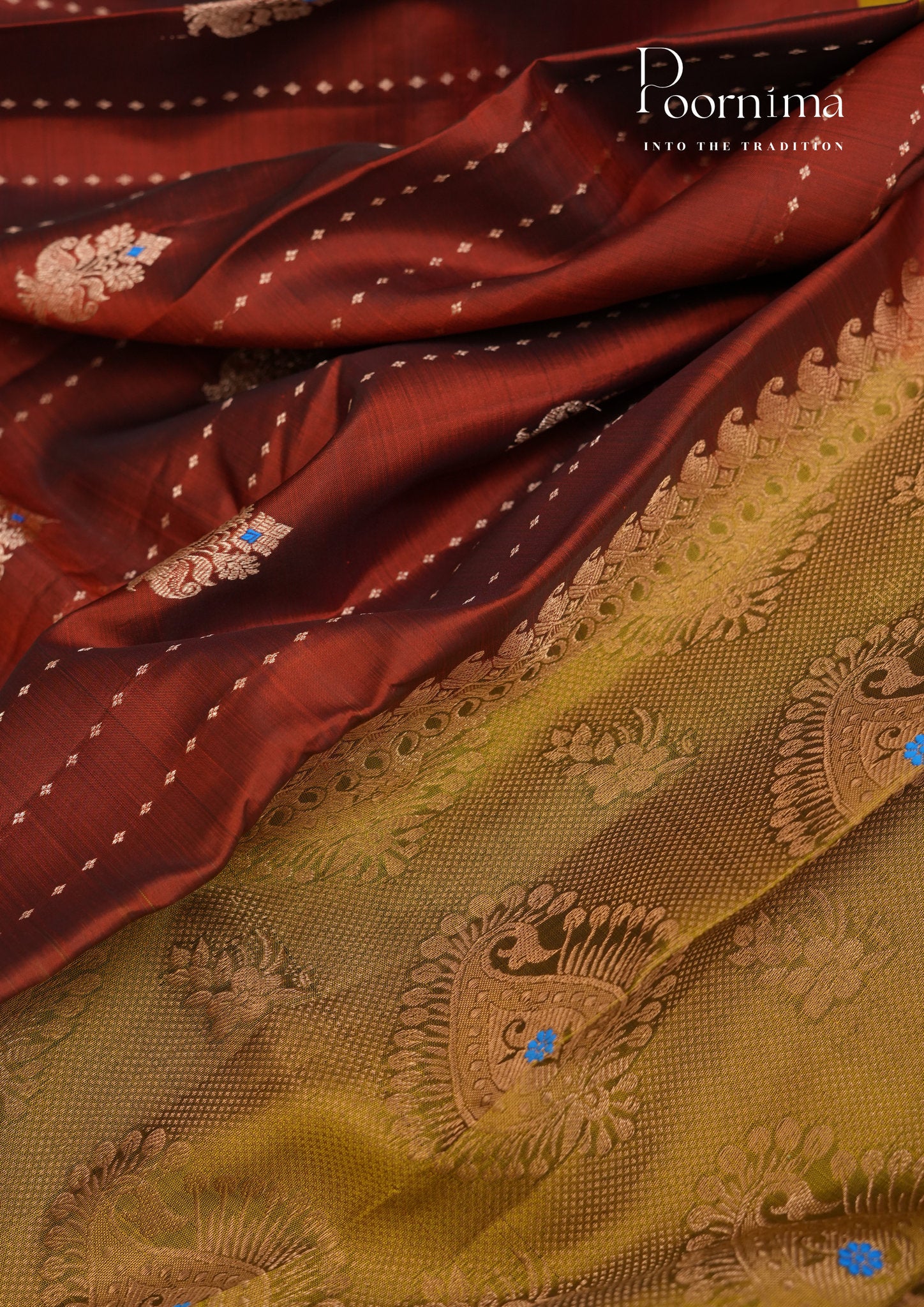 PURE VINATGE KANCHI PATTU SAREE - KADHAMBARI SILKS