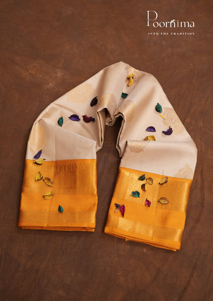 PURE VINATGE KANCHI PATTU SAREE - KADHAMBARI SILKS