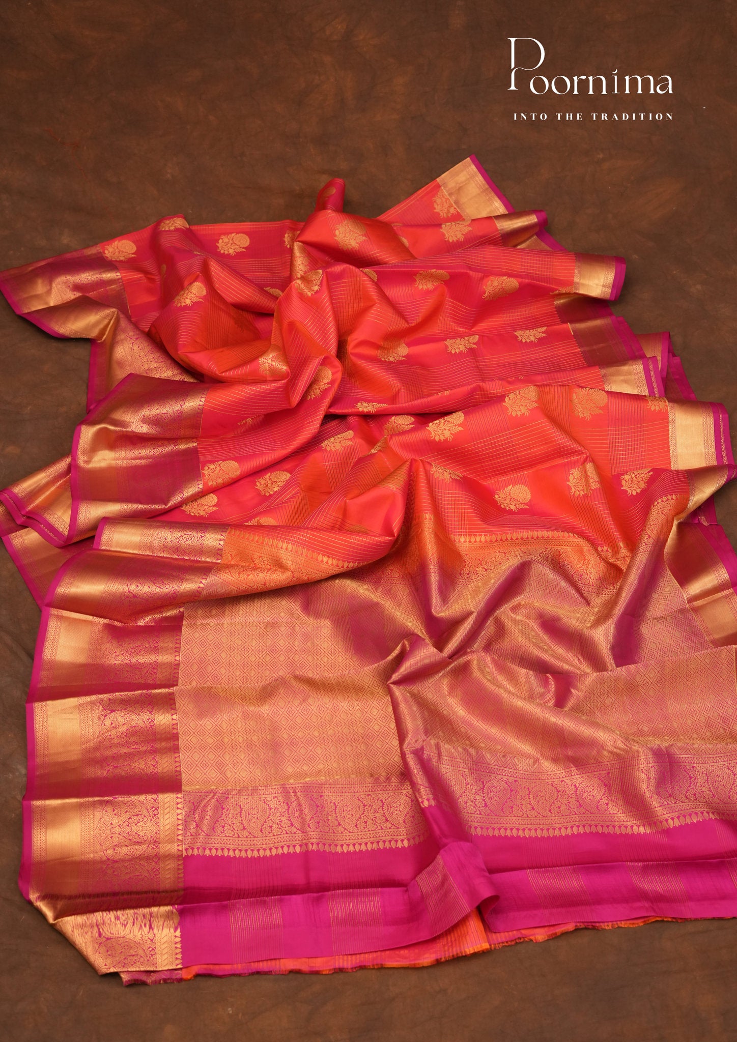 PURE VINTAGE KANCHI PATTU SAREE - KADHAMBARI SILKS
