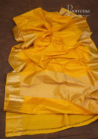 PURE VINTAGE KANCHI PATTU SAREE - KADHAMBARI SILKS