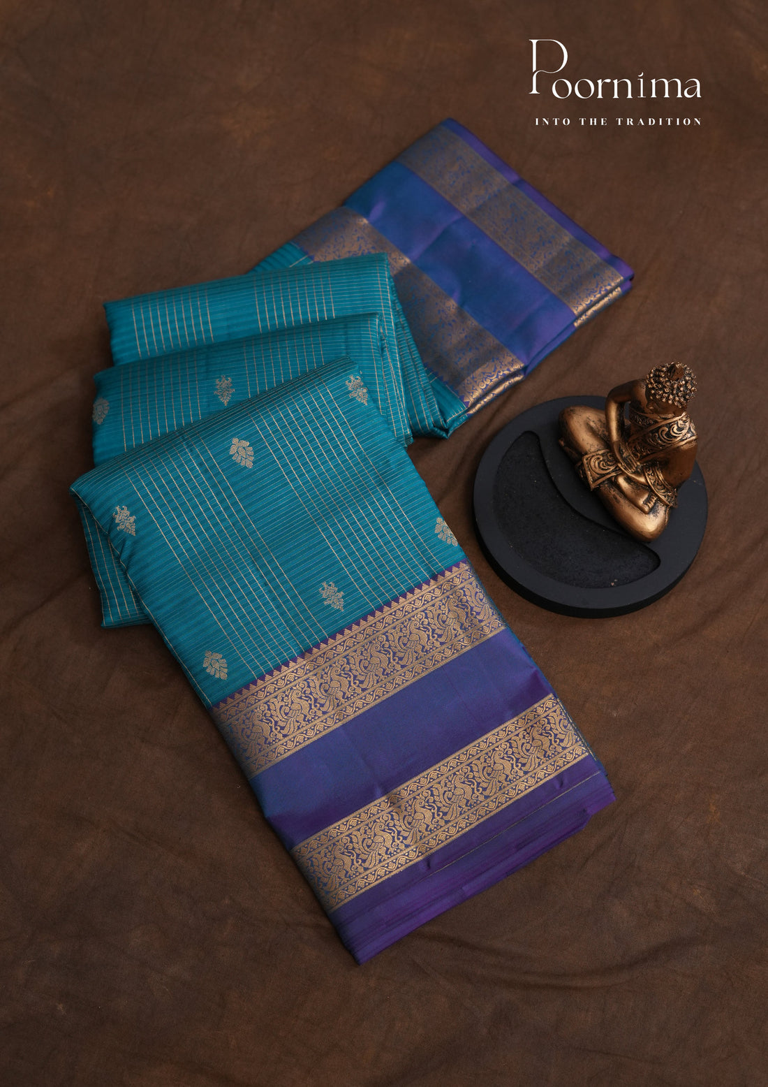 PURE VINTAGE KANCHI PATTU SAREE - KADHAMBARI SILKS