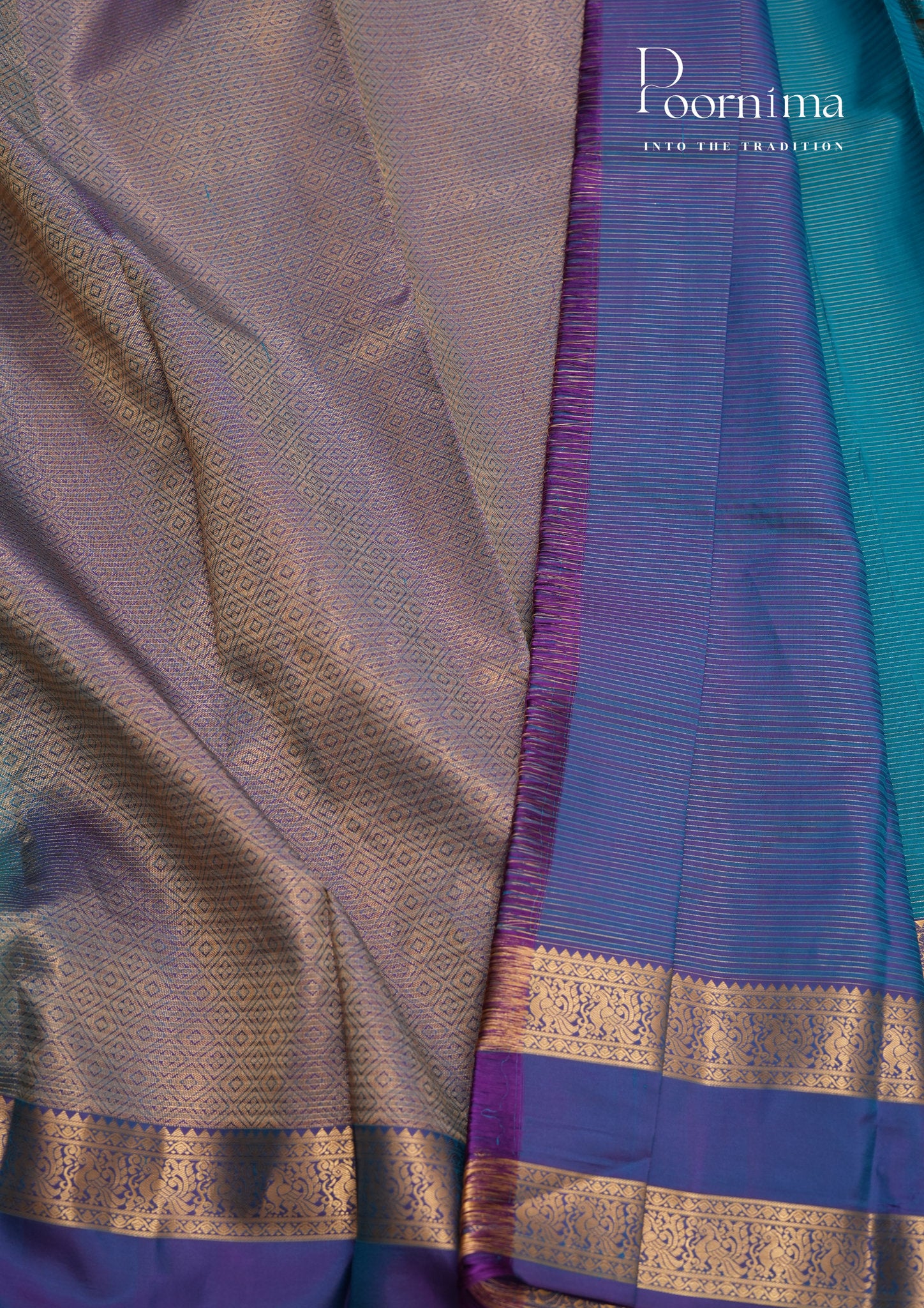 PURE VINTAGE KANCHI PATTU SAREE - KADHAMBARI SILKS