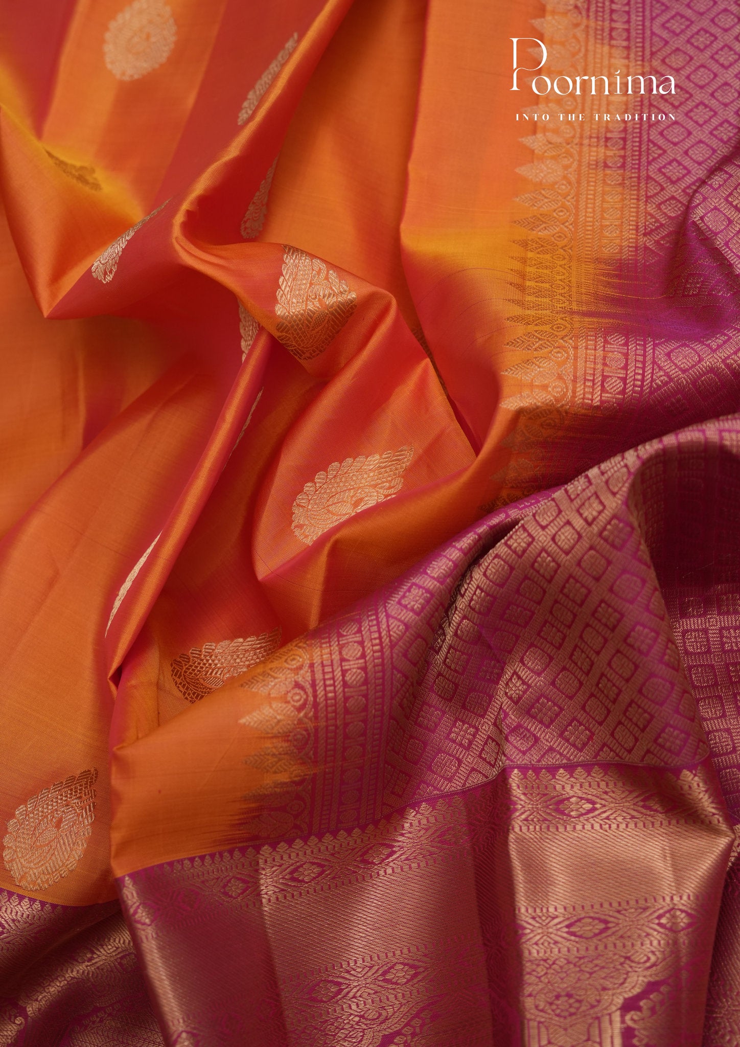 PURE VINTAGE KANCHI PATTU SAREE - KADHAMBARI SILKS