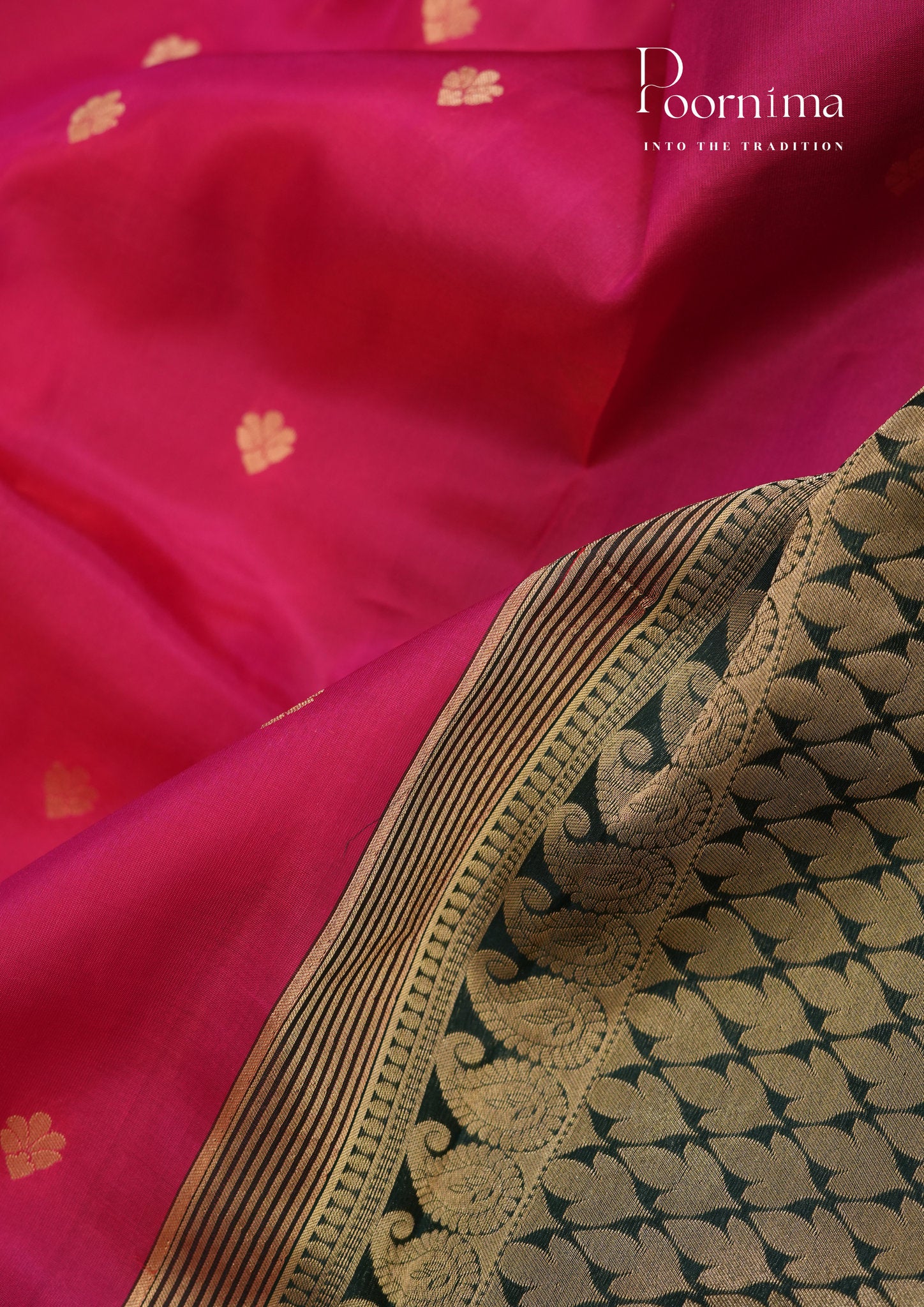 PURE VINTAGE KANCHI PATTU SAREE - KADHAMBARI SILKS